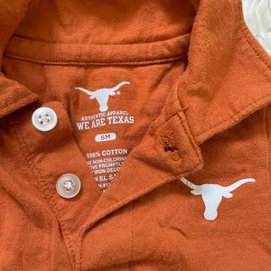 University of Texas onesie. 6 month polo onesie